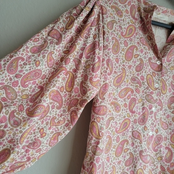 Doen Scarlet Top in Golden Hour Paisley size XS NWT - Picture 5 of 12